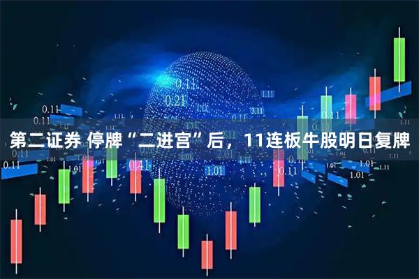 第二证券 停牌“二进宫”后，11连板牛股明日复牌