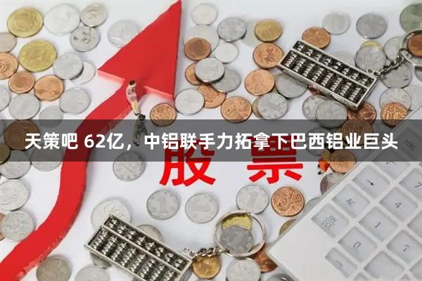 天策吧 62亿，中铝联手力拓拿下巴西铝业巨头